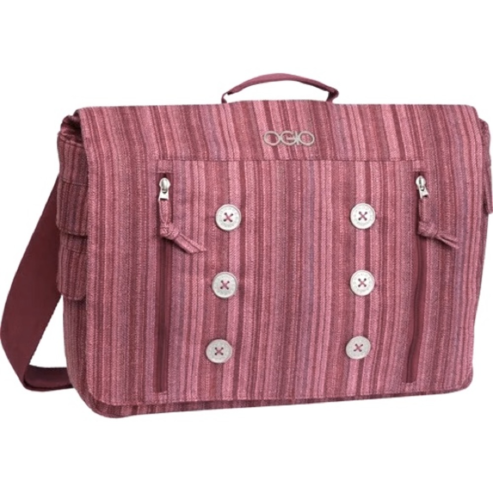 Ogio Midtown Messenger Bag in Raspberry